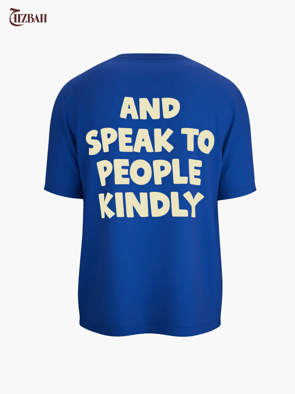 Speak Kindly | Regular Fit T-Shirt - Royal Blue