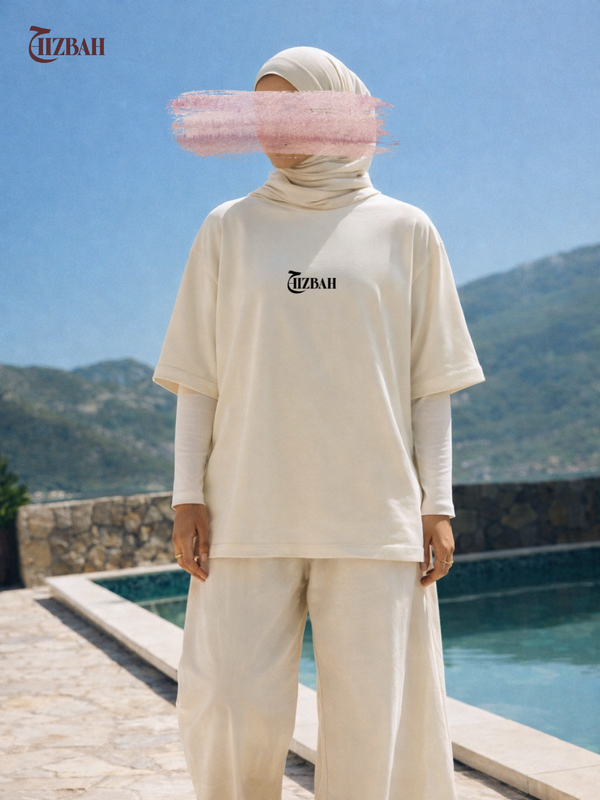 Discipline Deen Direction | Oversized T-Shirt - Off-White