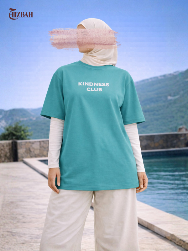Kindness Is Sunnah | Oversized T-Shirt - Mint