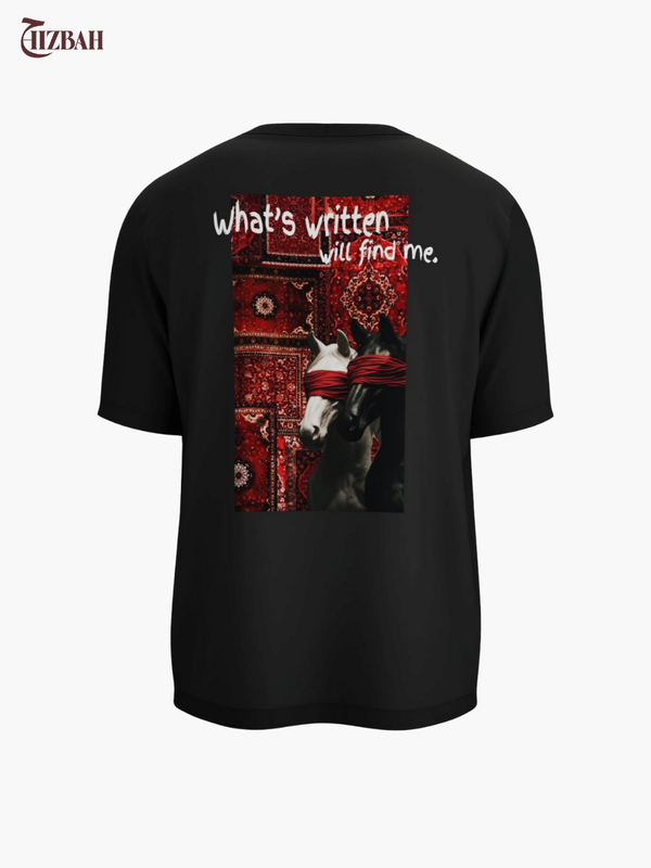 What’s Written Will Find Me | Regular Fit T-Shirt - Black