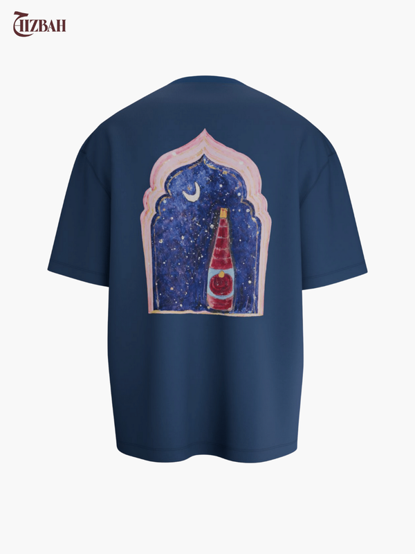 Served Before It Was Cool | Oversized T-Shirt - Navy