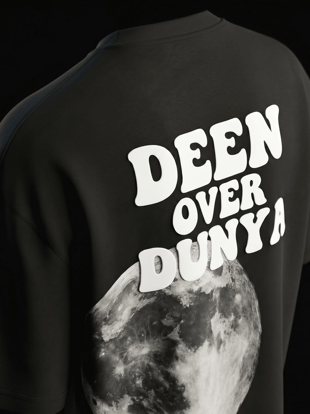 Deen Over Dunya | Oversized T-Shirt - Black - Hizbah