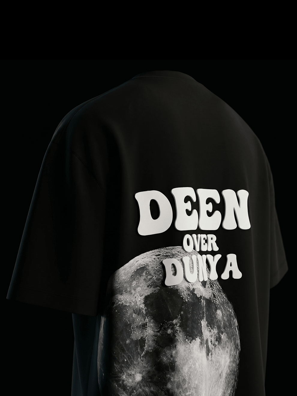 Deen Over Dunya | Oversized T-Shirt - Black - Hizbah