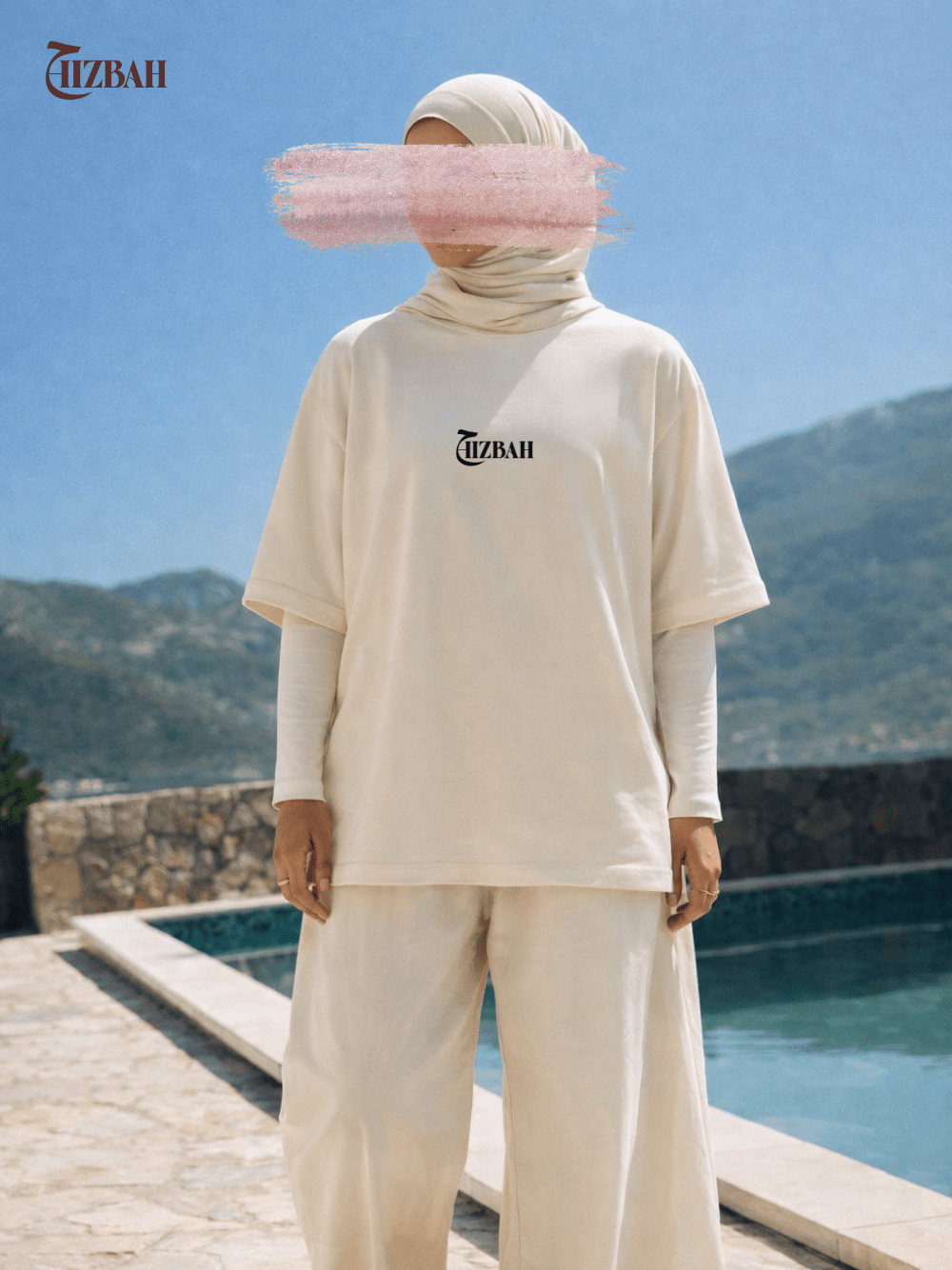 Discipline Deen Direction | Oversized T-Shirt - Off - White - Hizbah