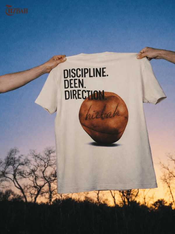 Discipline Deen Direction | Oversized T-Shirt - Off-White