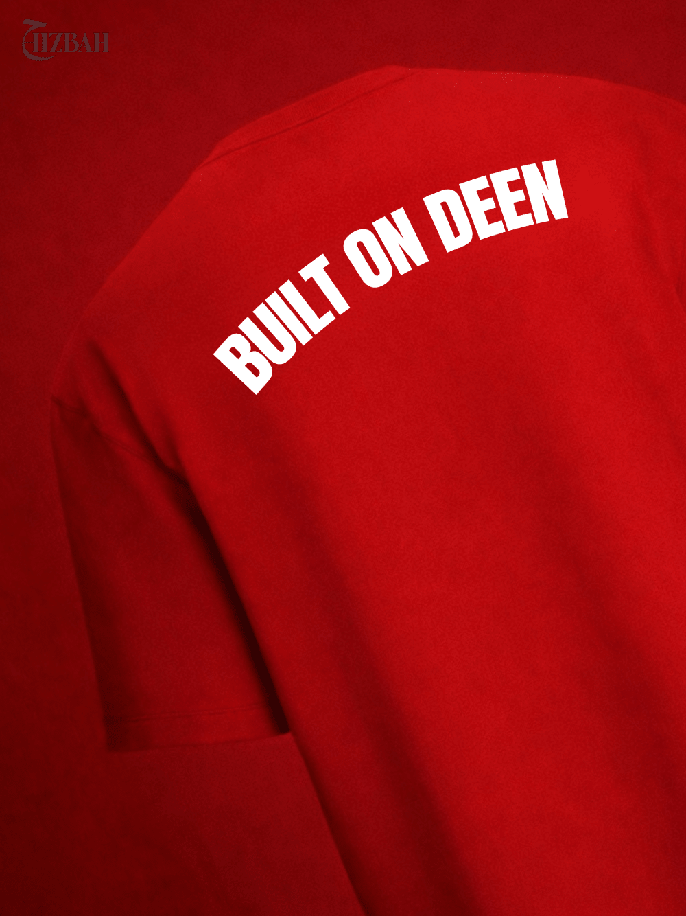 Faith Over Fear | Oversized T-Shirt - Red - Hizbah