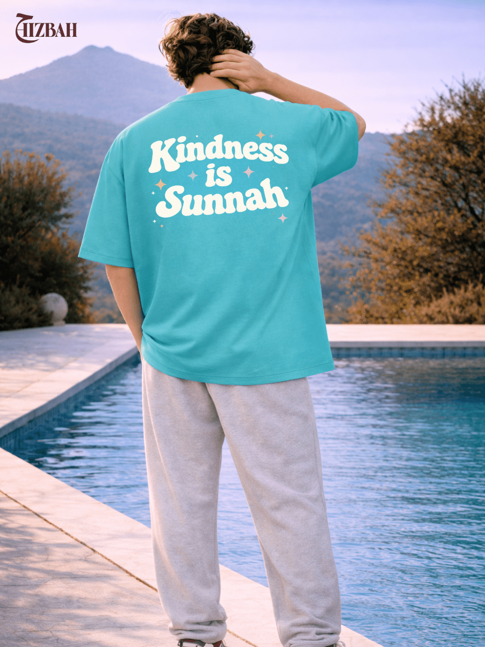 Kindness Is Sunnah | Oversized T-Shirt - Mint - Hizbah