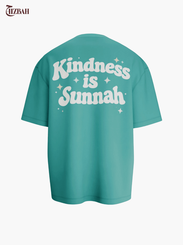 Kindness Is Sunnah | Oversized T-Shirt - Mint