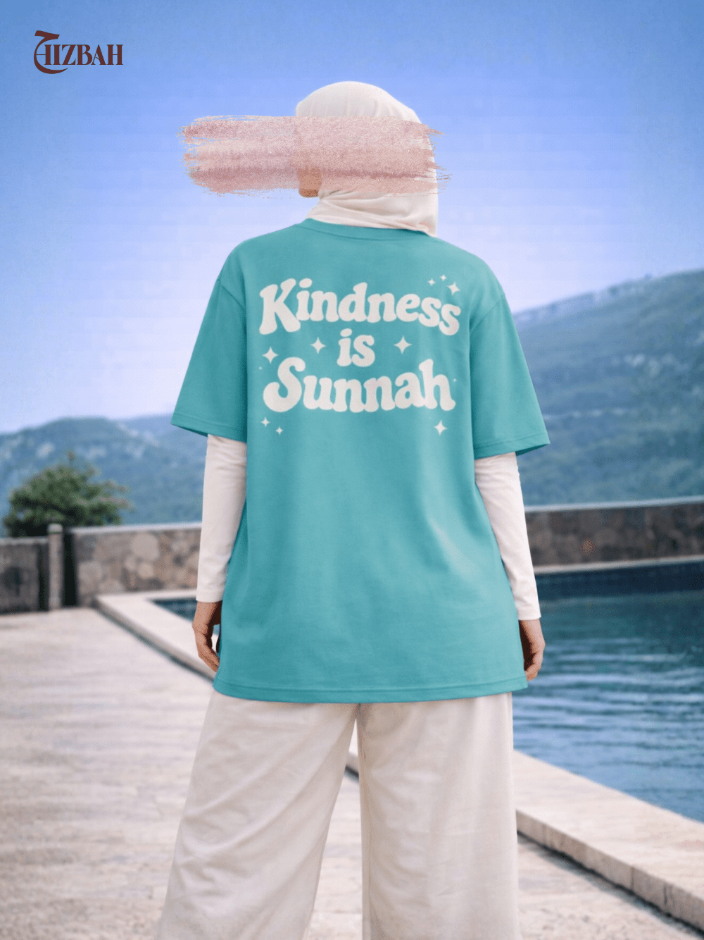 Kindness Is Sunnah | Oversized T-Shirt - Mint - Hizbah