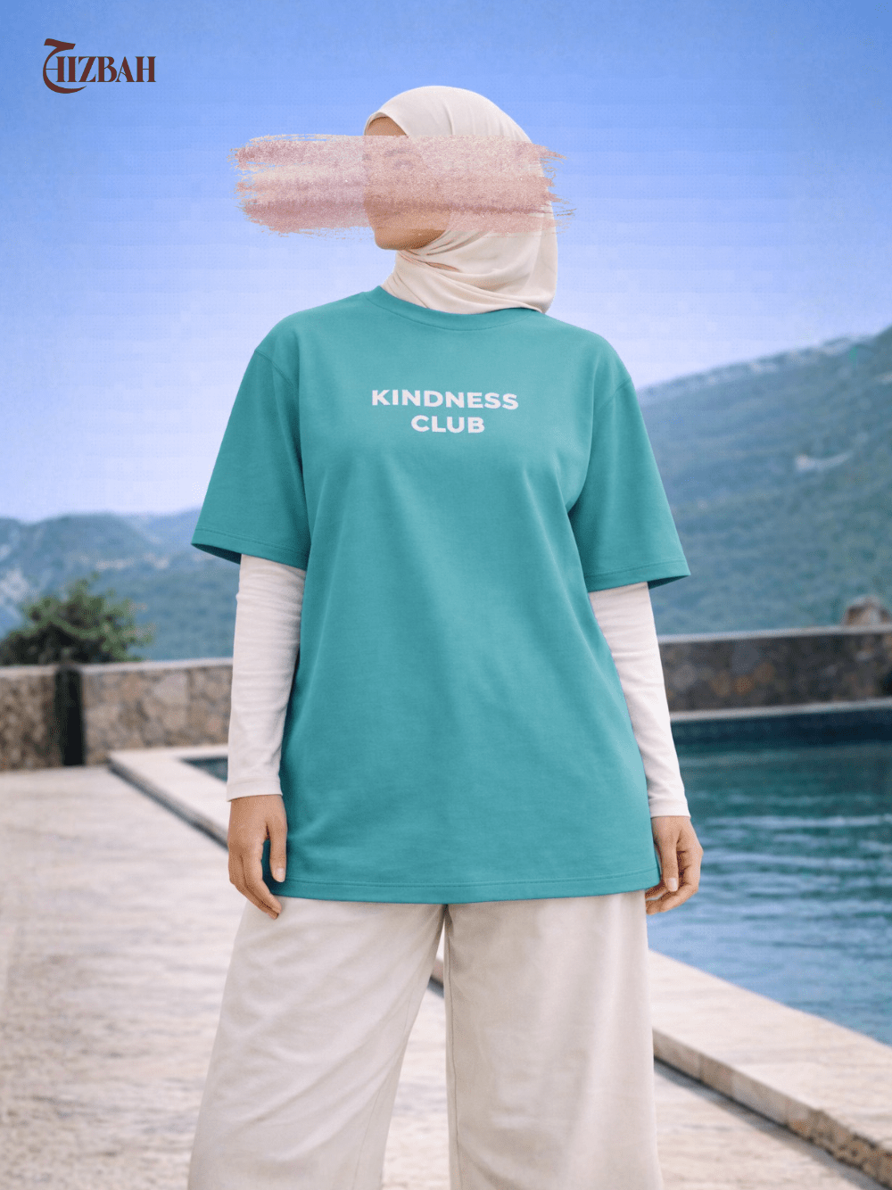 Kindness Is Sunnah | Oversized T-Shirt - Mint - Hizbah
