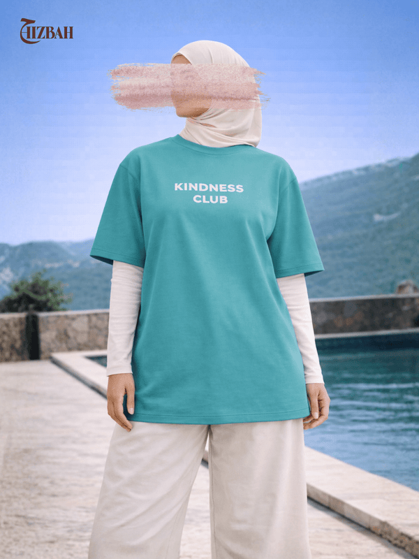 Kindness Is Sunnah | Oversized T-Shirt - Mint
