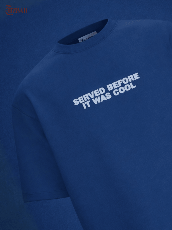 Served Before It Was Cool | Oversized T-Shirt - Navy