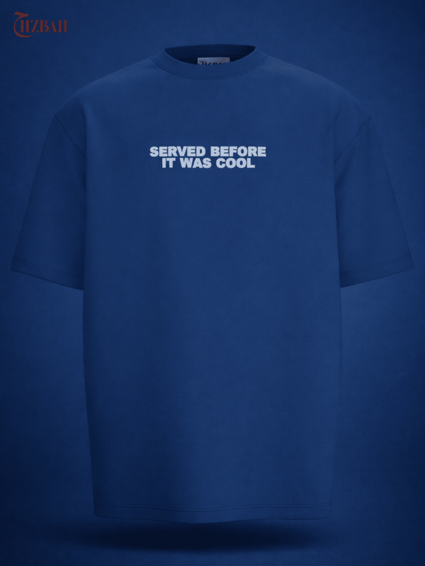 Served Before It Was Cool | Oversized T-Shirt - Navy