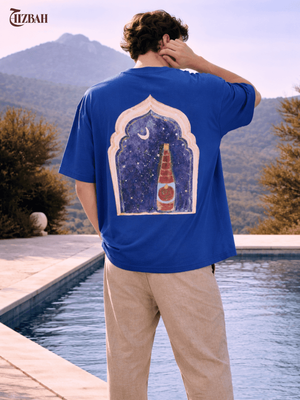 Served Before It Was Cool | Oversized T-Shirt - Navy
