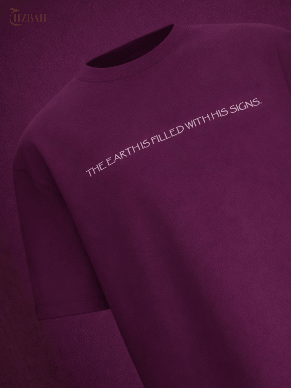 So Which of the Favours | Oversized T-Shirt - Wine - Hizbah
