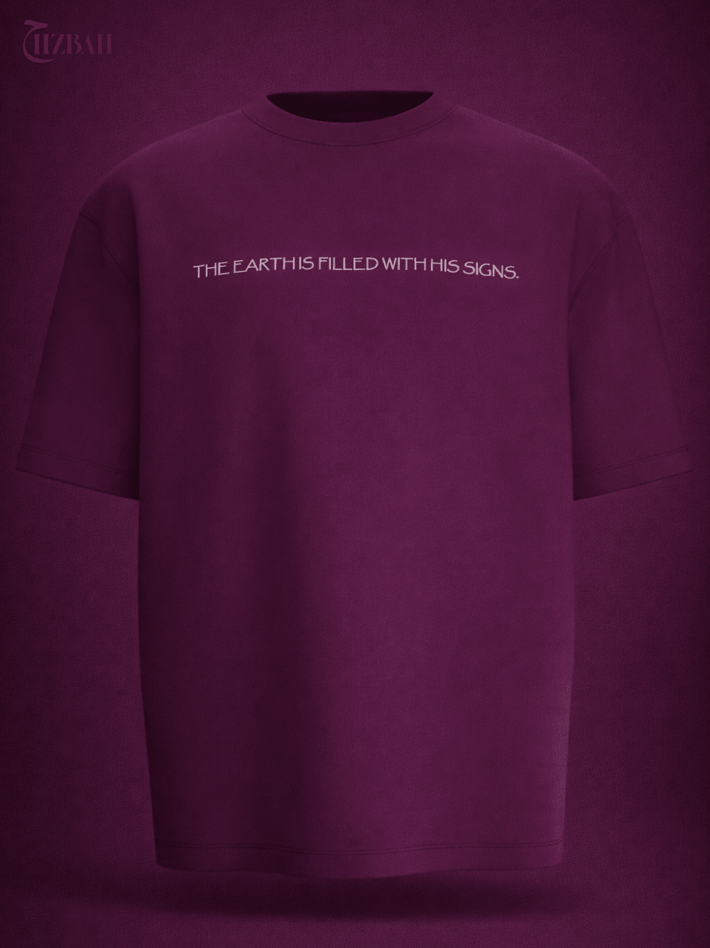 So Which of the Favours | Oversized T-Shirt - Wine - Hizbah