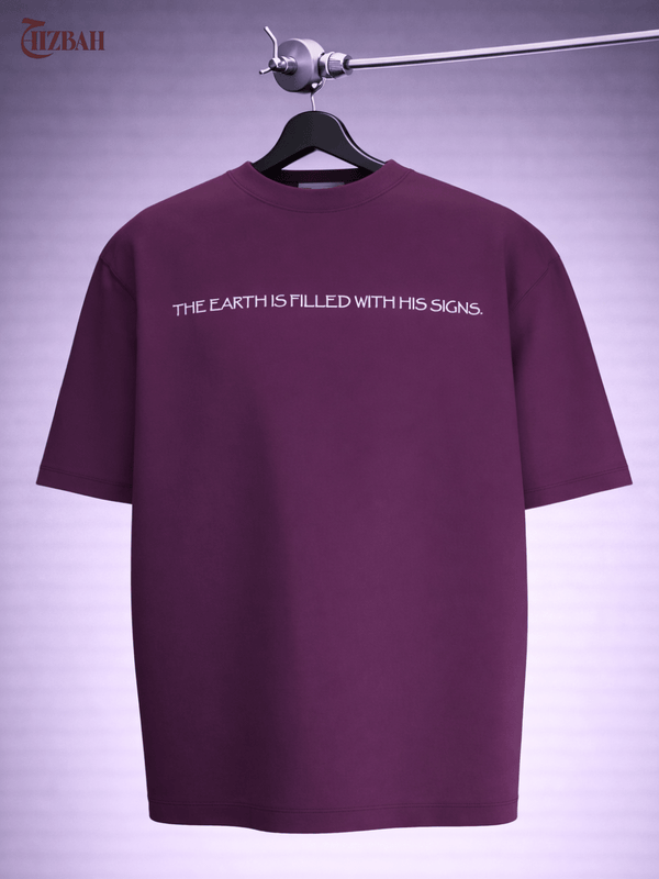 So Which of the Favours | Oversized T-Shirt - Wine