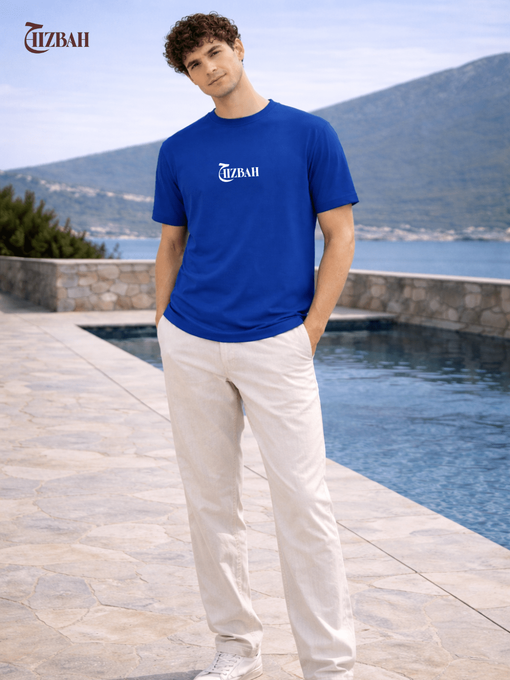 Speak Kindly | Regular Fit T-Shirt - Royal Blue - Hizbah
