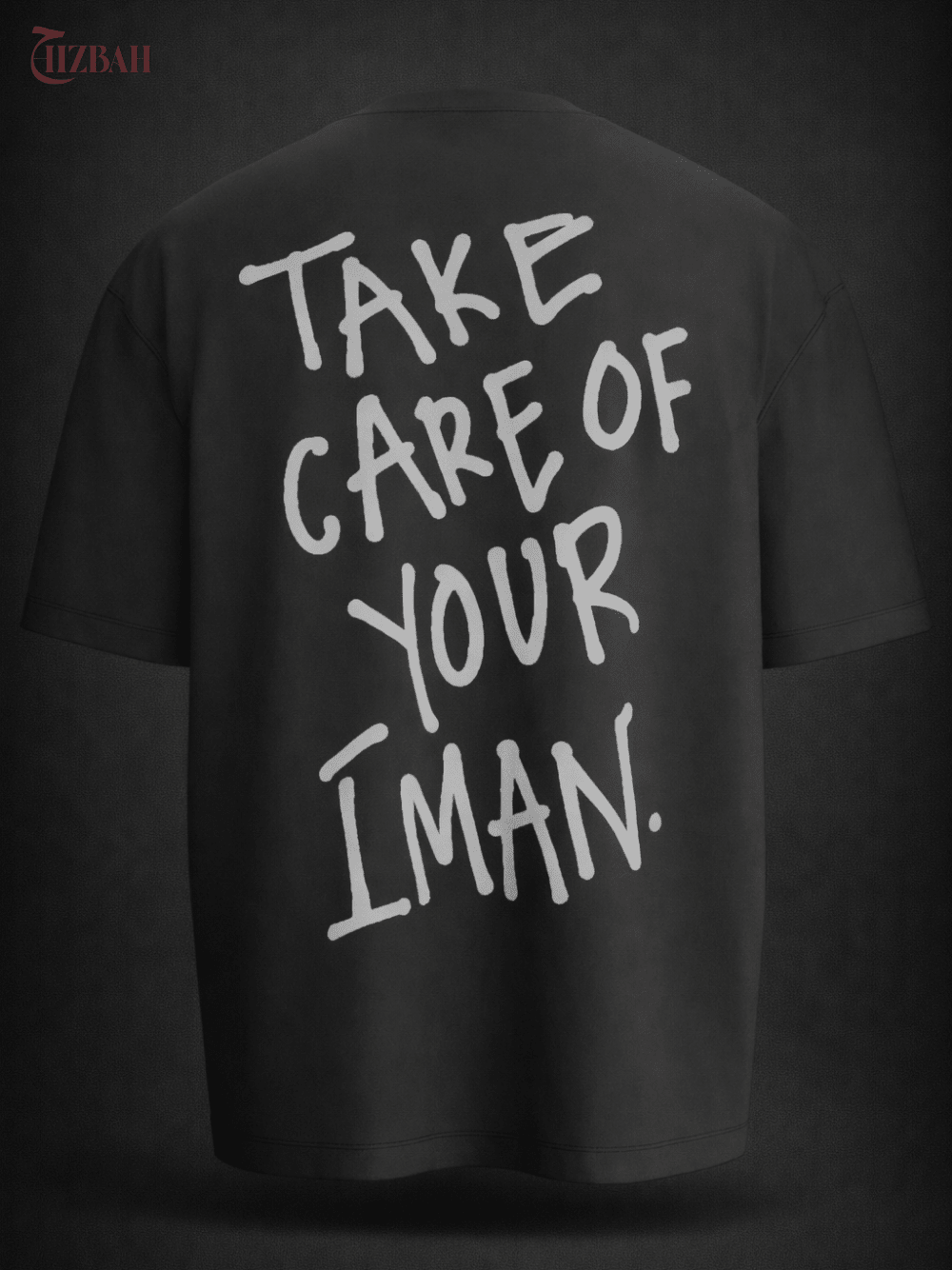 Take Care of Your Iman | Oversized T-Shirt - Grey - Hizbah