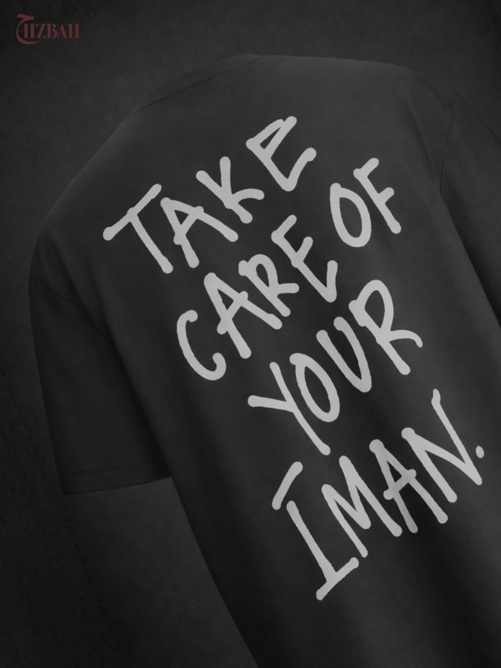 Take Care of Your Iman | Oversized T-Shirt - Grey - Hizbah
