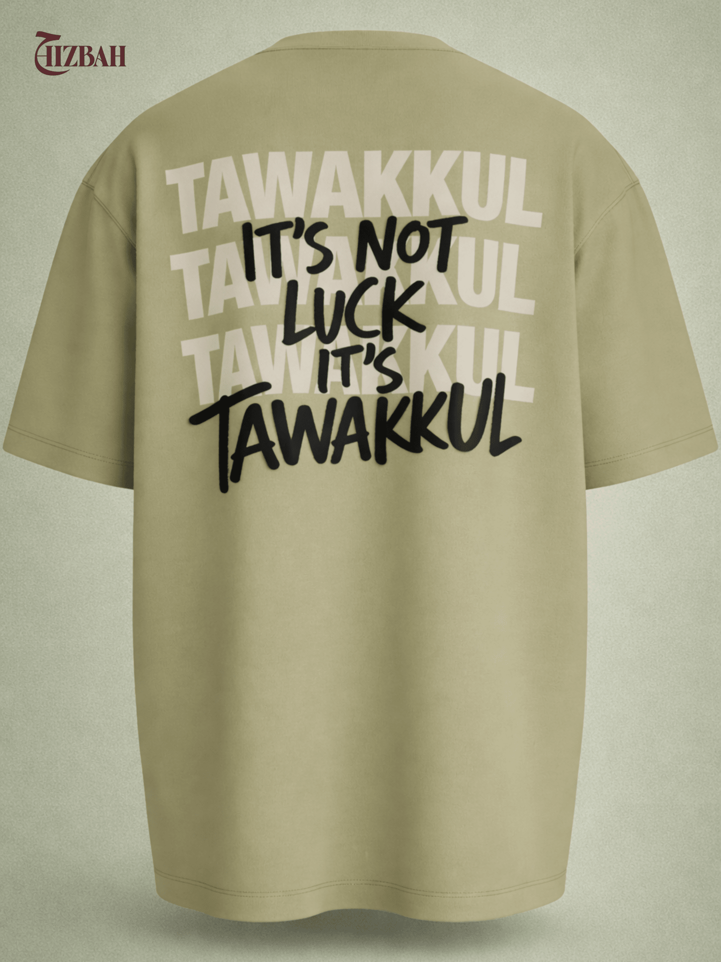 Tawakkul | Oversized T-Shirt - Sage Green - Hizbah
