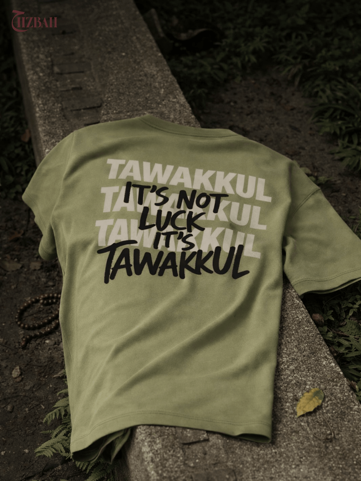 Tawakkul | Oversized T-Shirt - Sage Green - Hizbah